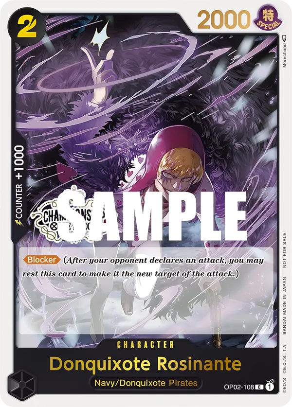 Donquixote Rosinante OP02-108 Alternate Art
