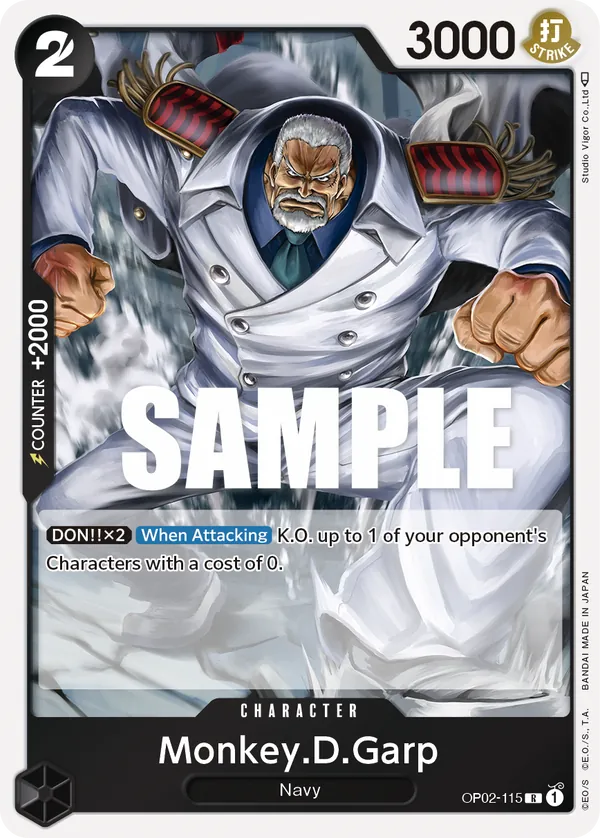 Monkey.D.Garp OP02-115 Normal