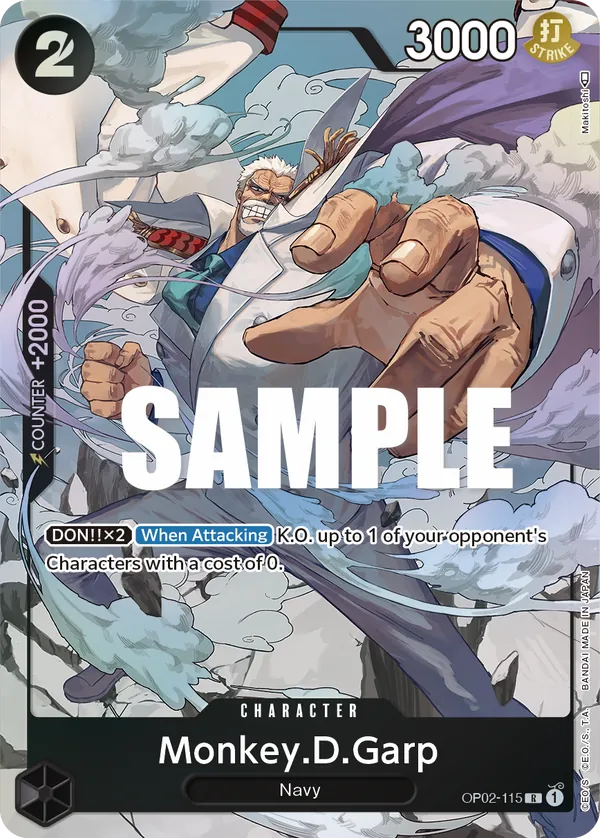 Monkey.D.Garp OP02-115 Parallel