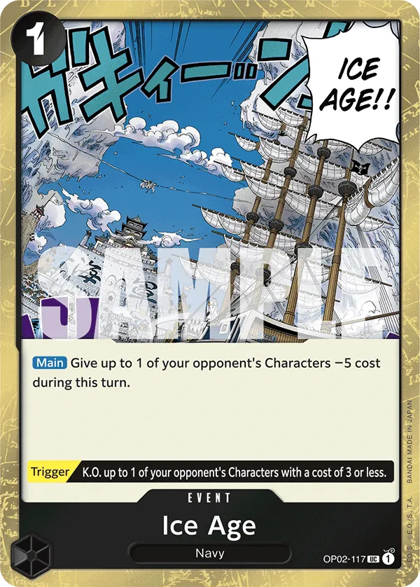 Ice Age OP02-117 Pirate Foil