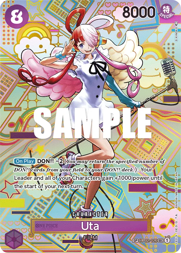 Uta OP02-120 Alternate Art
