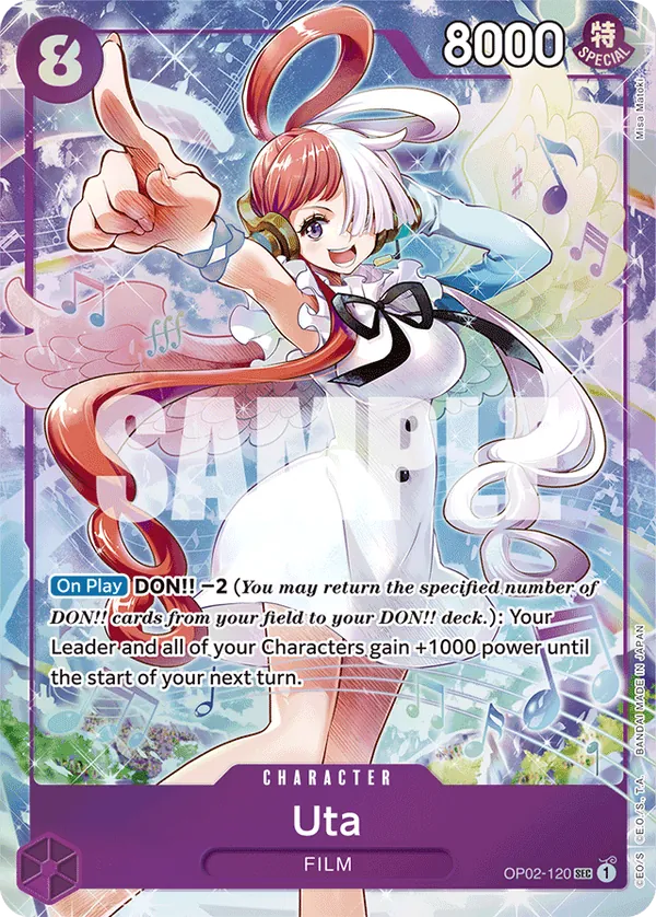 Uta OP02-120 Alternate Art
