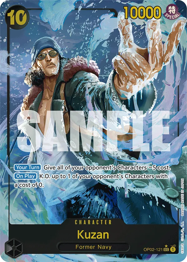 Kuzan OP02-121 Alternate Art
