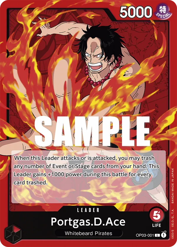 Portgas.D.Ace OP03-001 Normal