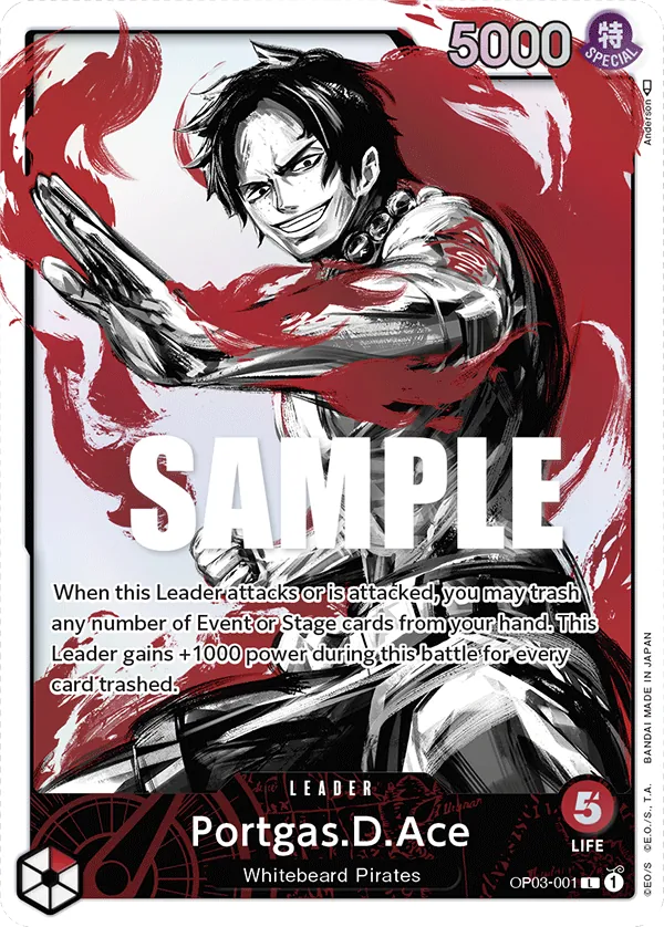 Portgas.D.Ace OP03-001 Parallel