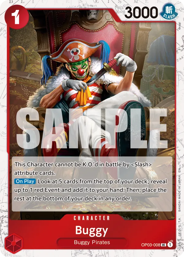 Buggy OP03-008 Pirate Foil