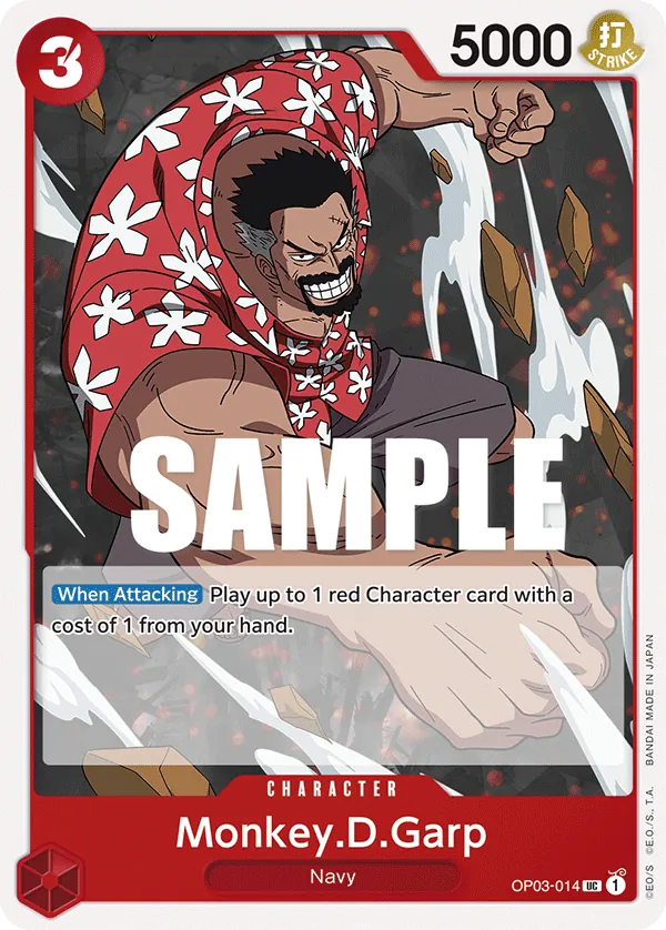 Monkey.D.Garp OP03-014 Normal