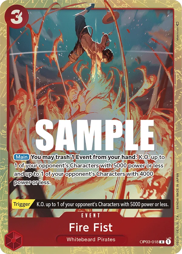 Fire Fist OP03-018 Parallel