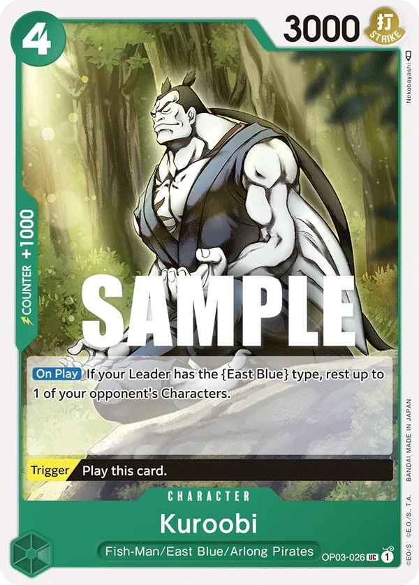 Kuroobi OP03-026 Normal