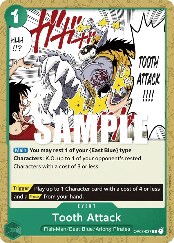 Tooth Attack OP03-037 Normal