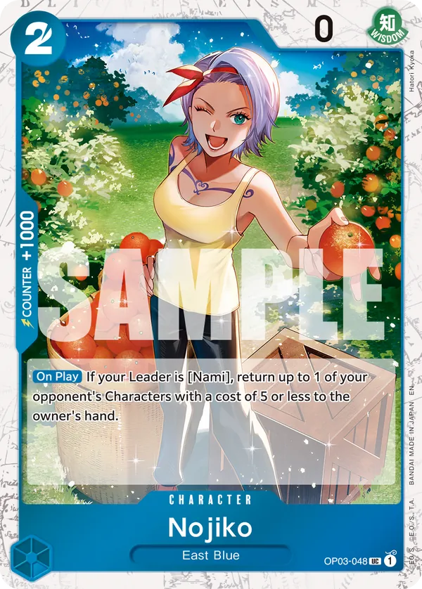 Nojiko OP03-048 Pirate Foil