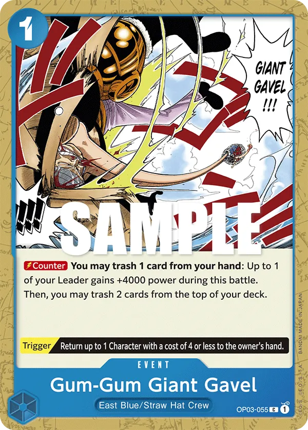 Gum-Gum Giant Gavel OP03-055 Normal