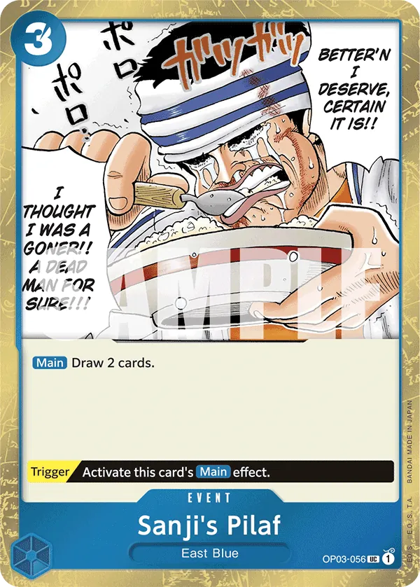 Sanji's Pilaf OP03-056 Pirate Foil