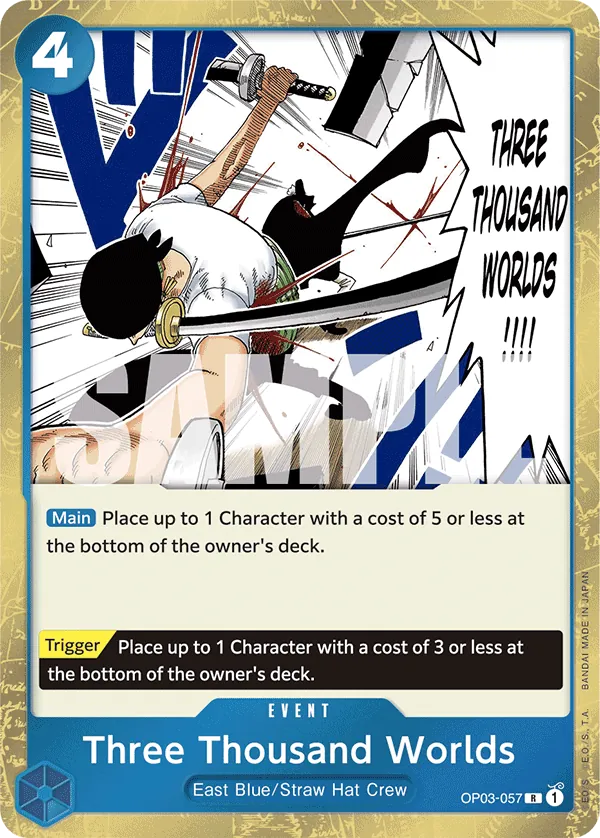 Three Thousand Worlds OP03-057 Pirate Foil