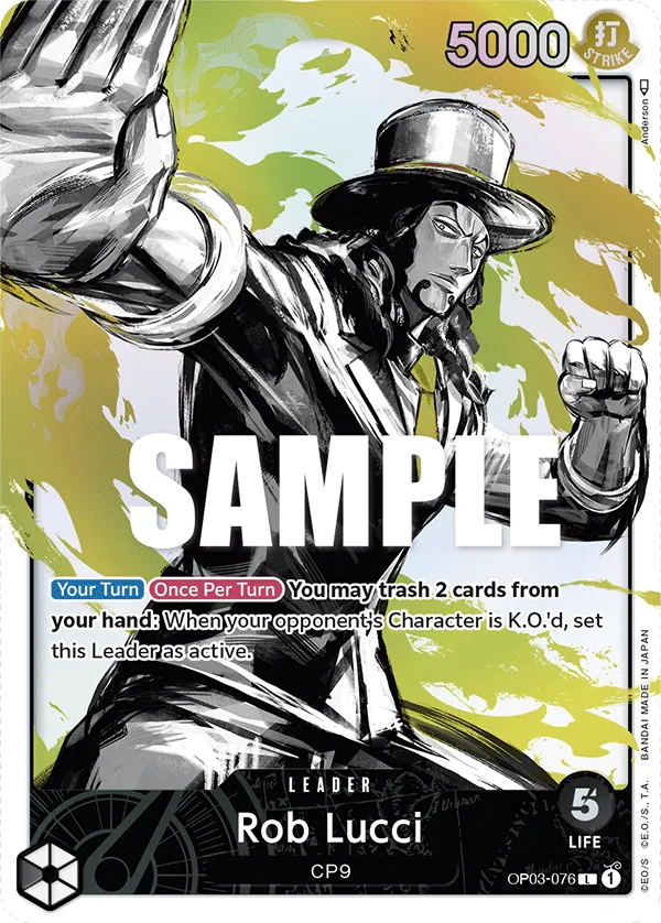Rob Lucci OP03-076 Parallel