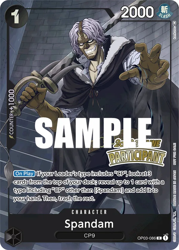 Spandam OP03-086 Alternate Art