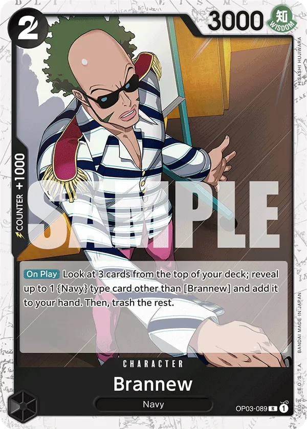 Brannew OP03-089 Pirate Foil