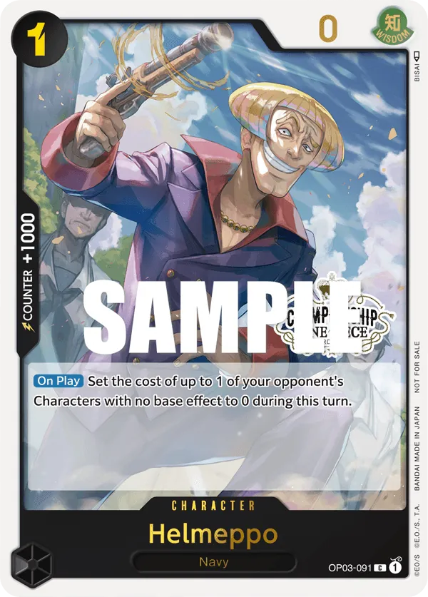Helmeppo OP03-091 Alternate Art