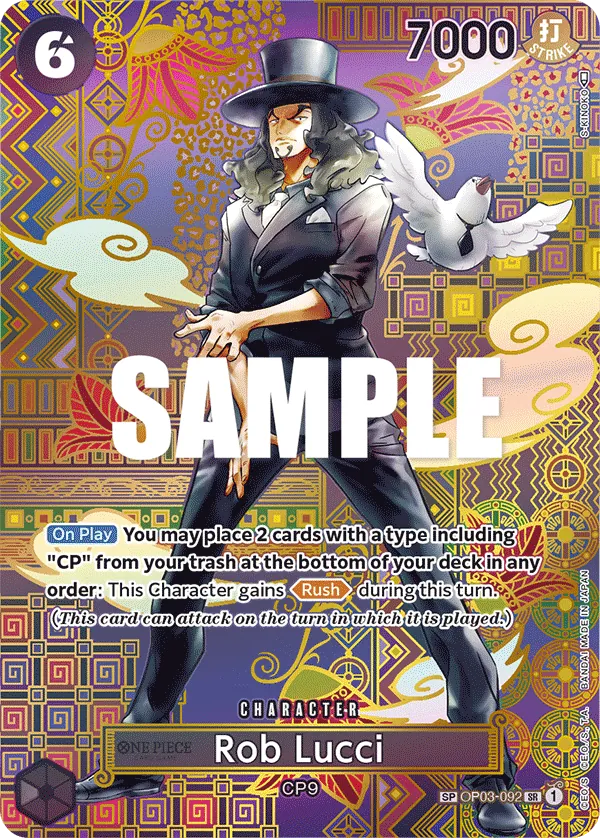 Rob Lucci OP03-092 Alternate Art
