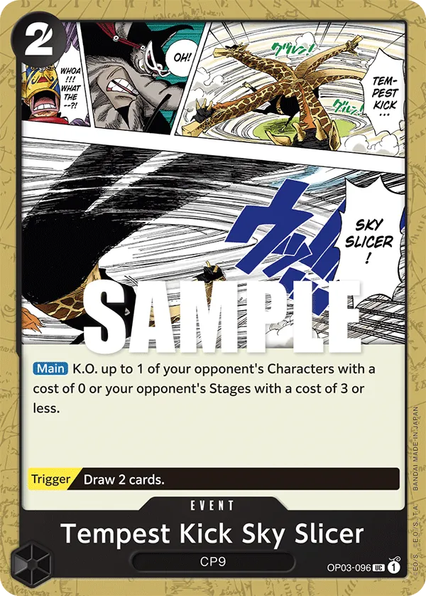 Tempest Kick Sky Slicer OP03-096 Normal