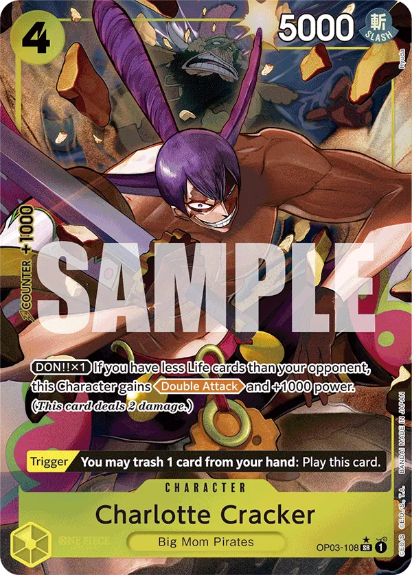 Charlotte Cracker OP03-108 Alternate Art