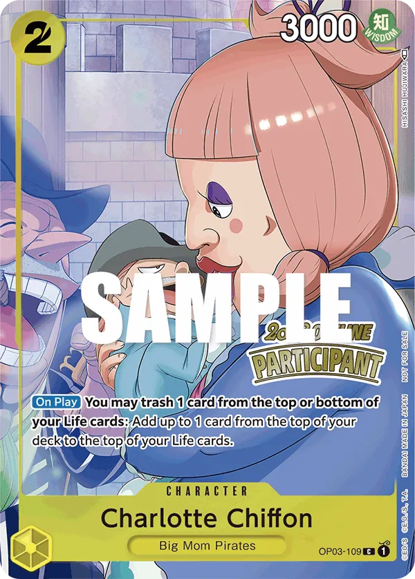 Charlotte Chiffon OP03-109 Alternate Art