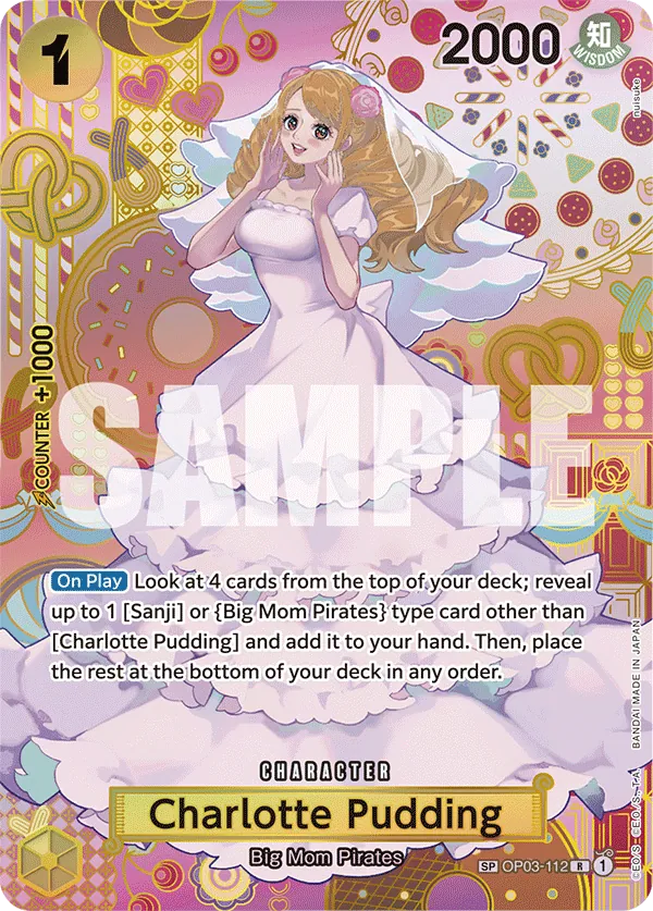 Charlotte Pudding OP03-112 Alternate Art