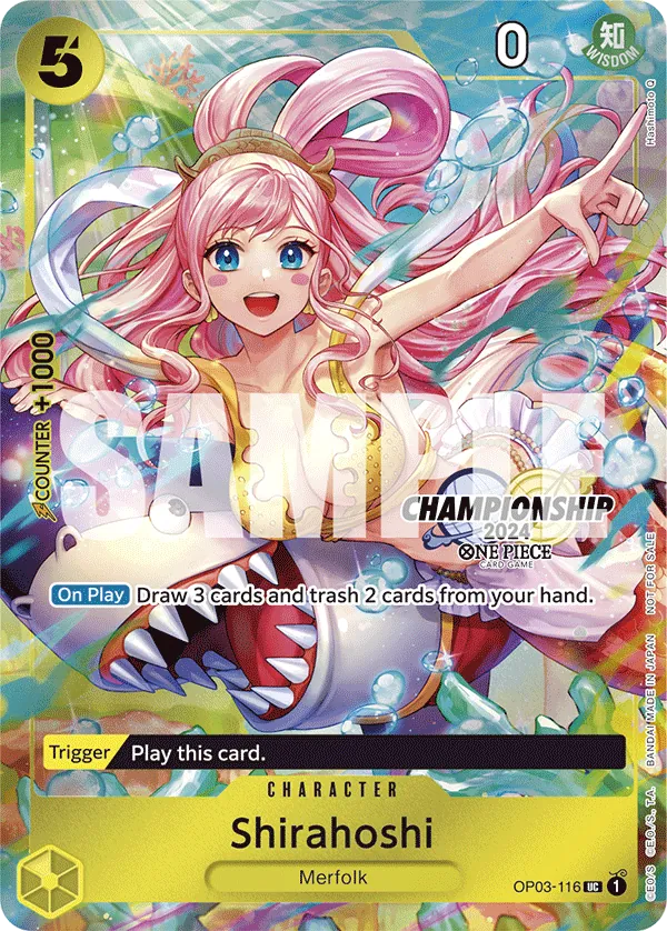 Shirahoshi OP03-116 Alternate Art
