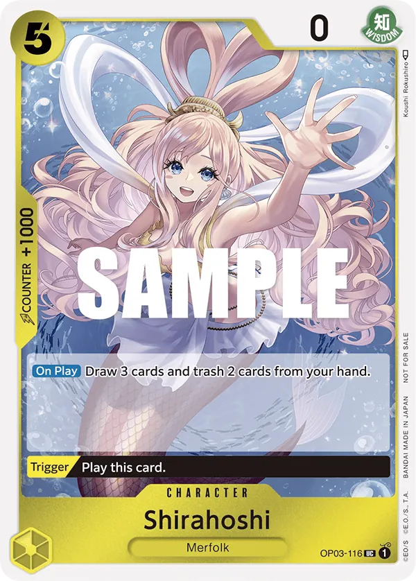 Shirahoshi OP03-116 Alternate Art