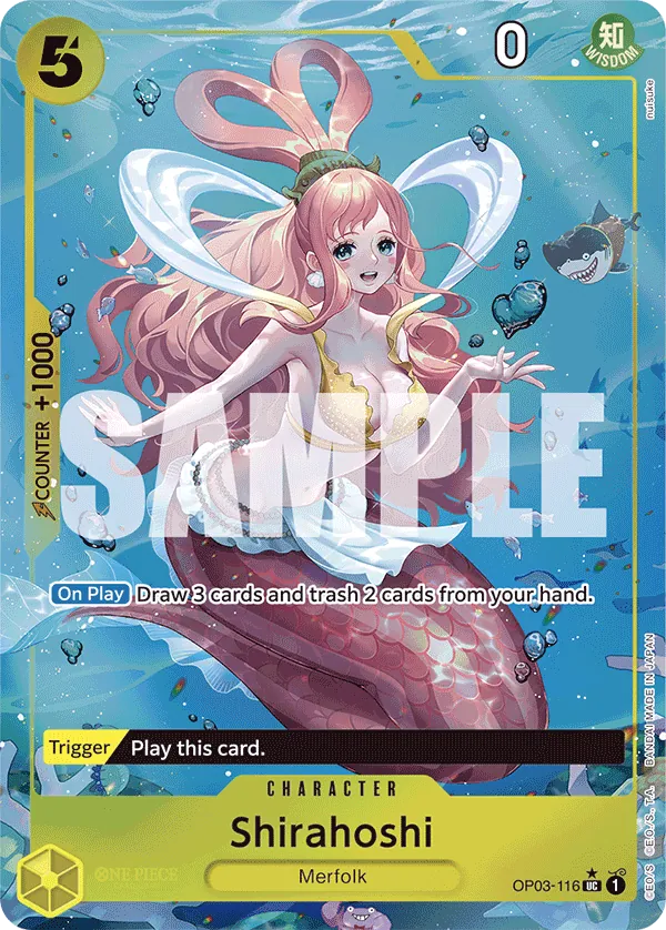 Shirahoshi OP03-116 Full Art