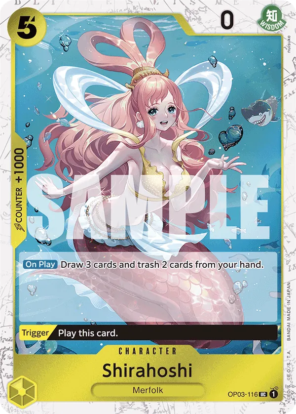 Shirahoshi OP03-116 Pirate Foil