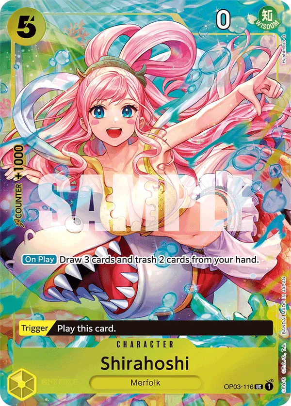Shirahoshi OP03-116 Alternate Art