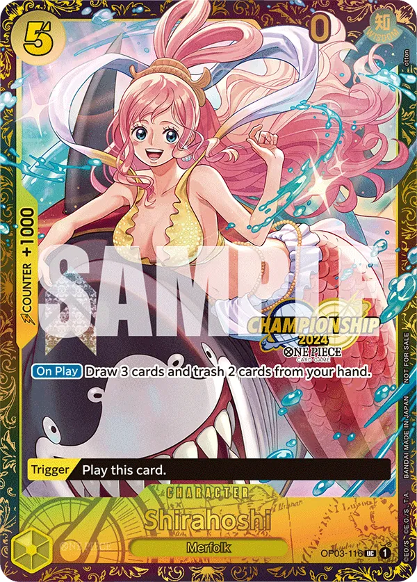 Shirahoshi OP03-116 Alternate Art