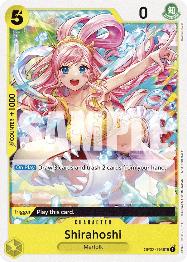 Shirahoshi OP03-116 Alternate Art