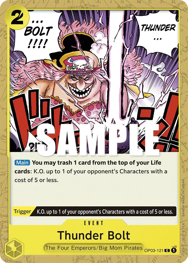 Thunder Bolt OP03-121 Reprint