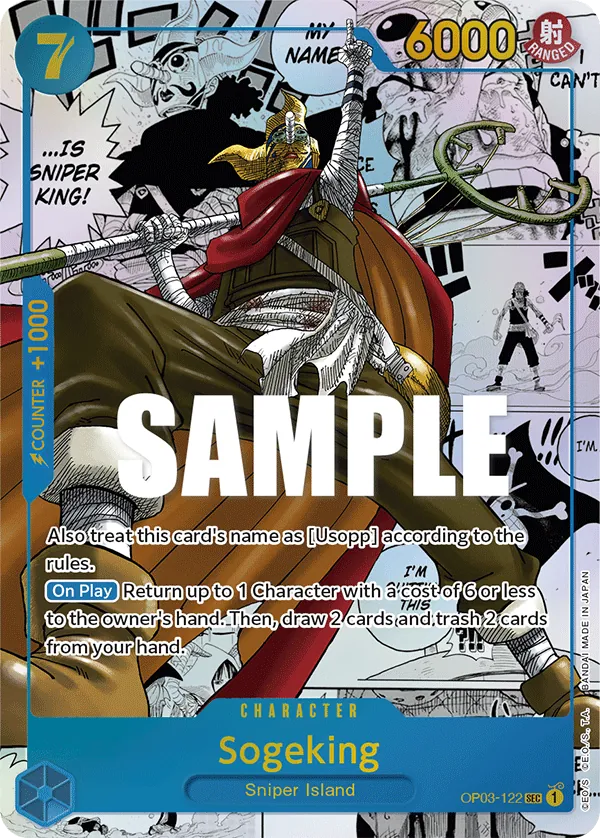 Sogeking OP03-122 Manga Rare