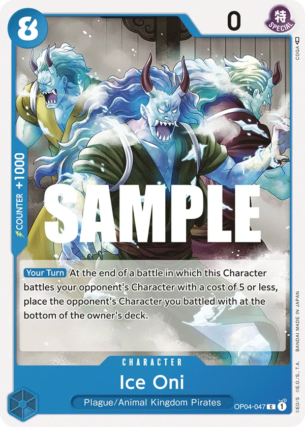 Ice Oni OP04-047 Normal