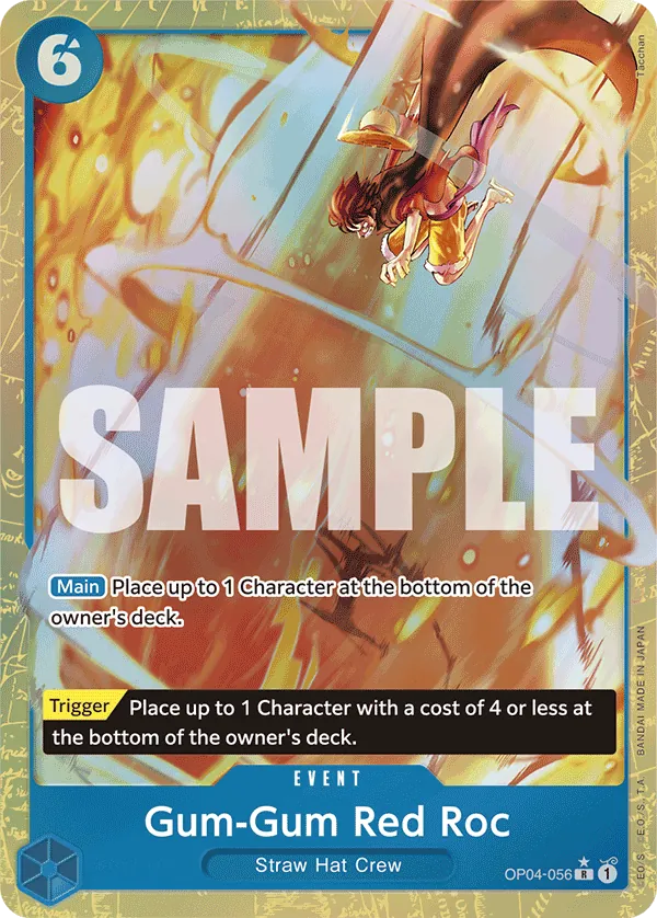 Gum-Gum Red Roc OP04-056 Alternate Art