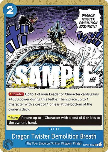 Dragon Twister Demolition Breath OP04-057 Normal
