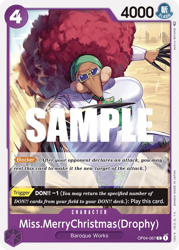 Miss.MerryChristmas(Drophy) OP04-067 Normal