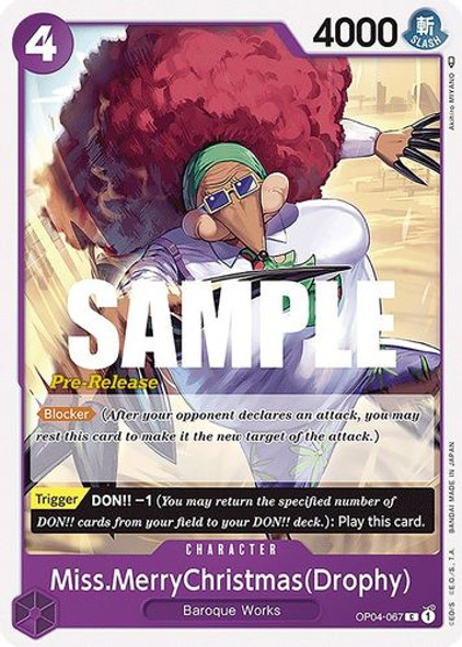 Miss.MerryChristmas(Drophy) OP04-067 Normal