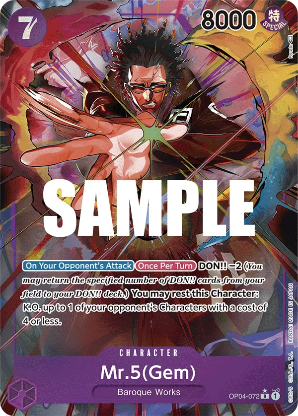 Mr.5(Gem) OP04-072 Parallel