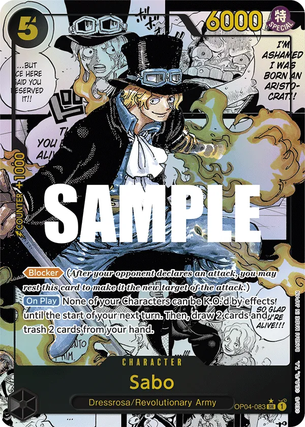 Sabo OP04-083 Manga Rare