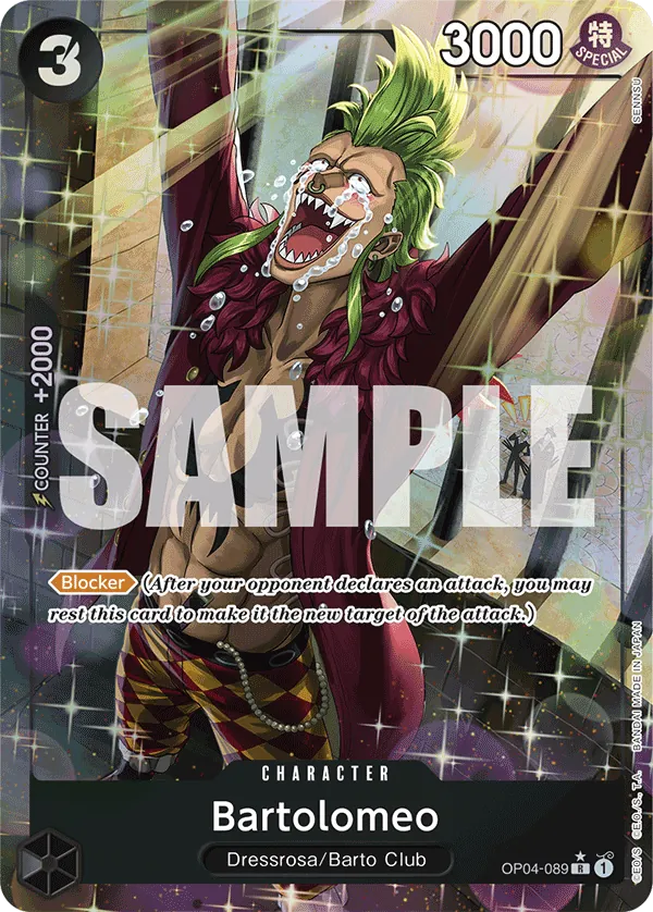 Bartolomeo OP04-089 Alternate Art