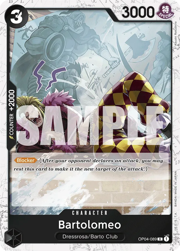 Bartolomeo OP04-089 Pirate Foil
