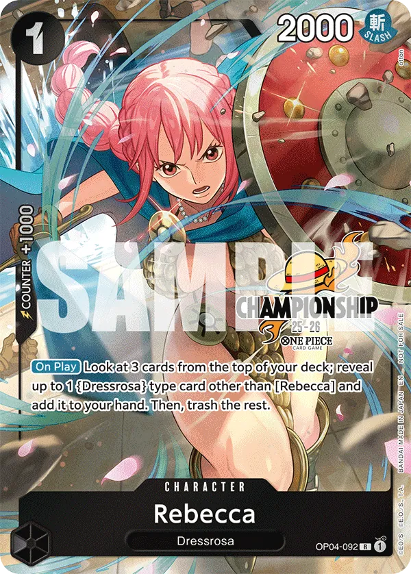 Rebecca OP04-092 Alternate Art