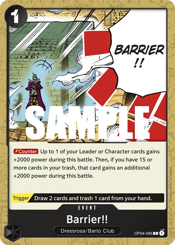Barrier!! OP04-095 Normal