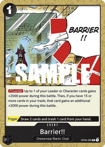 Barrier!! OP04-095 Normal