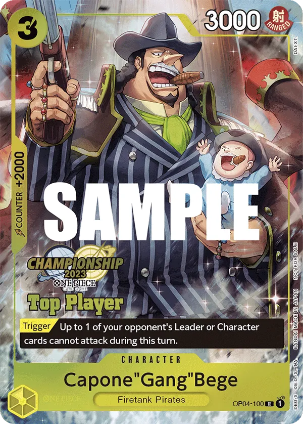 Capone"Gang"Bege OP04-100 Alternate Art