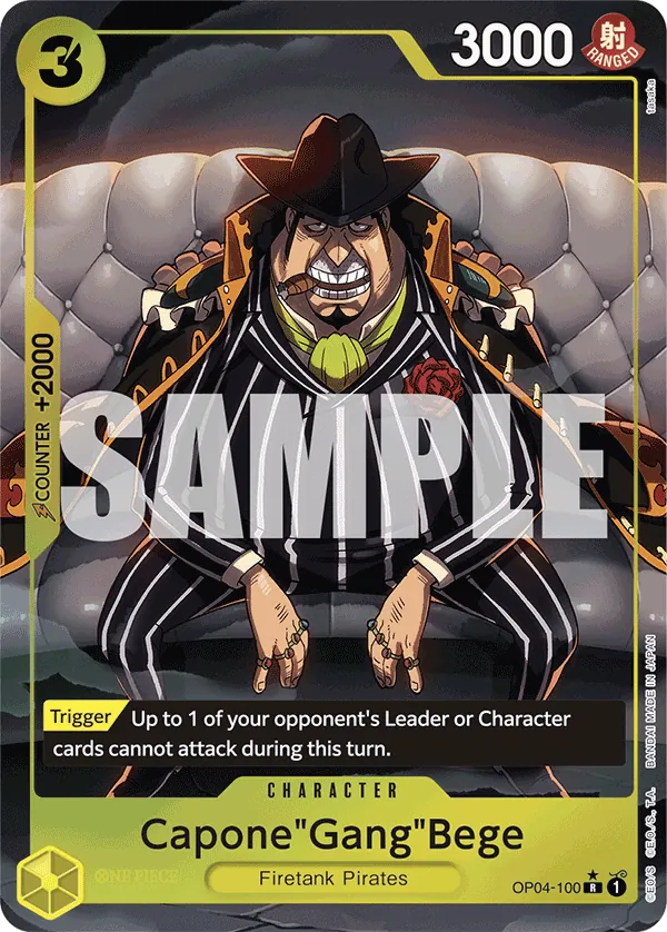 Capone"Gang"Bege OP04-100 Alternate Art